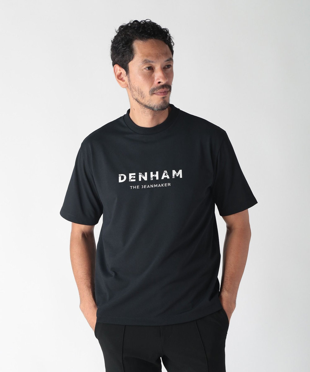 MEN'S BIGI 【DENHAM×MEN'S BIGI】TRYCOOL天竺シザープリントT ブラック