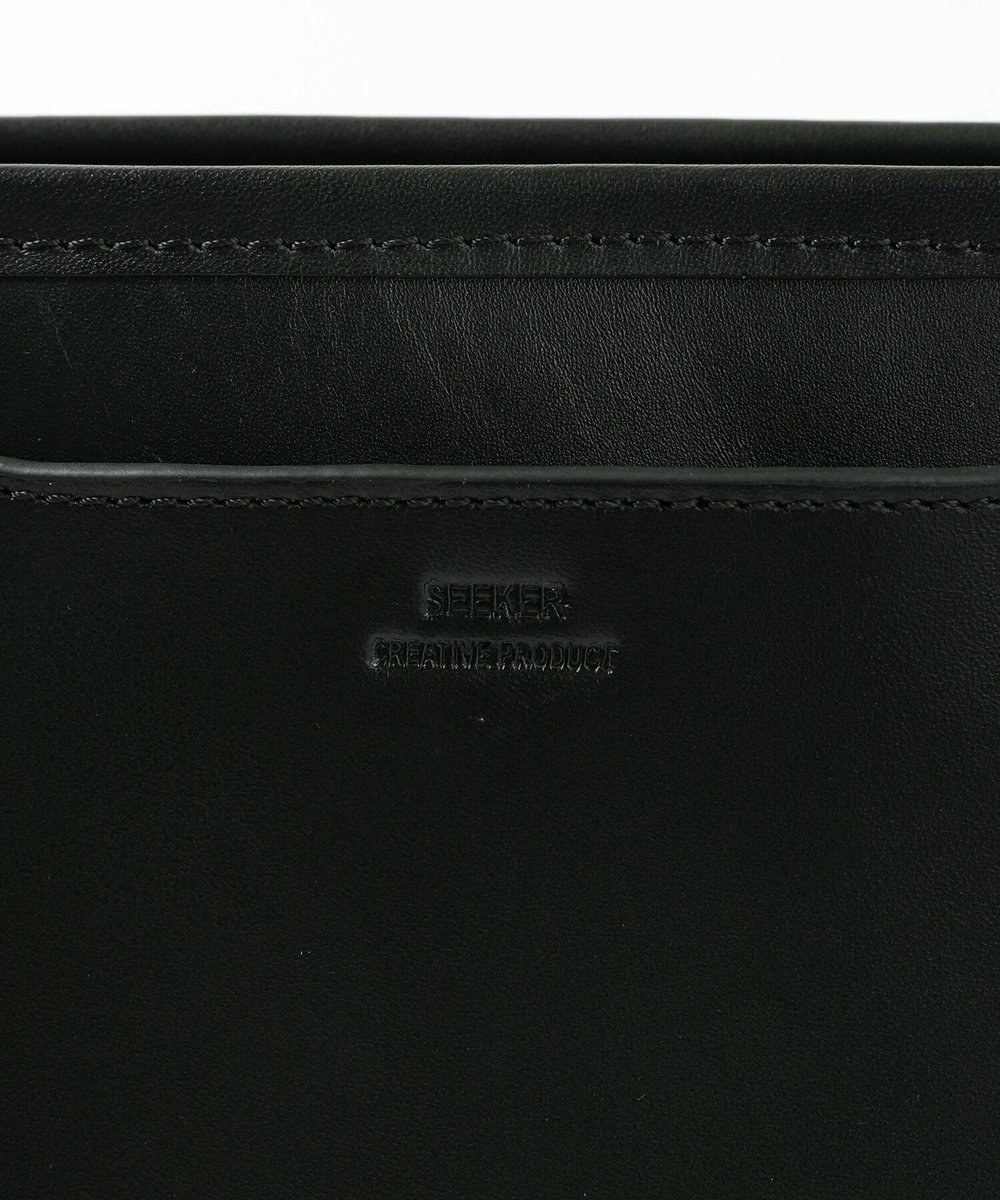 MEN'S BIGI 【SEEKER/シーカー】別注ムラレザー2WAYトートバッグ ブラック