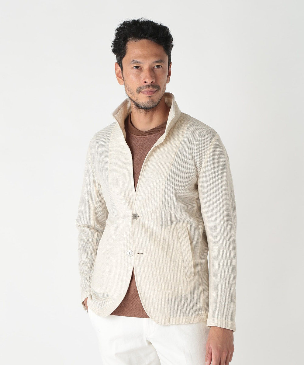 MEN'S BIGI ハニカムメッシュカットジャケット ベージュ系その他