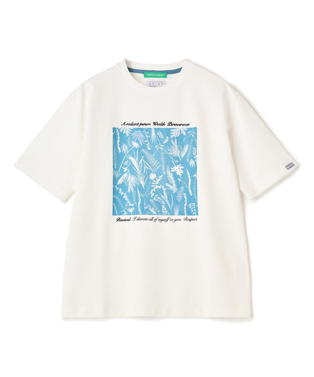 UNION STATION 【HIBIYA-KADAN】コラボグラフィックTシャツ ホワイト