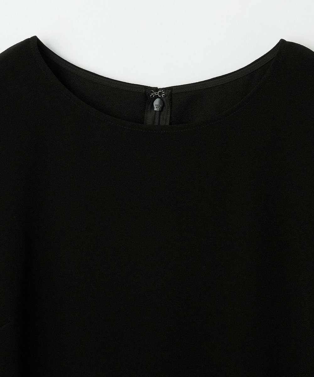 L'EQUIPE バックサテンTブラウス ブラック