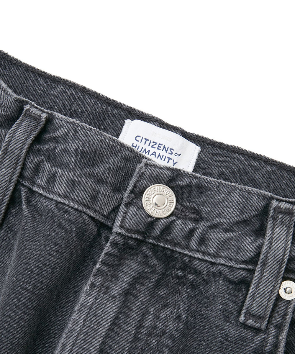 1er Arrondissement ＜CITIZENS OF HUMANITY（シチズンズ オブ ヒューマニティ）＞“LINDZ"イージーストレートデニムパンツ ブラック