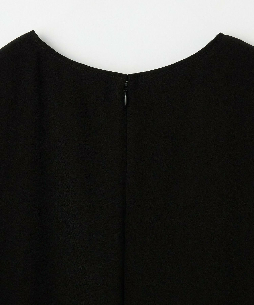 L'EQUIPE バックサテンTブラウス ブラック