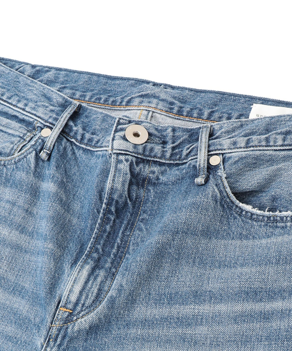 1er Arrondissement ＜upper hights / アッパーハイツ＞“THE NIECE MID-RISE"デニムパンツ ブルー