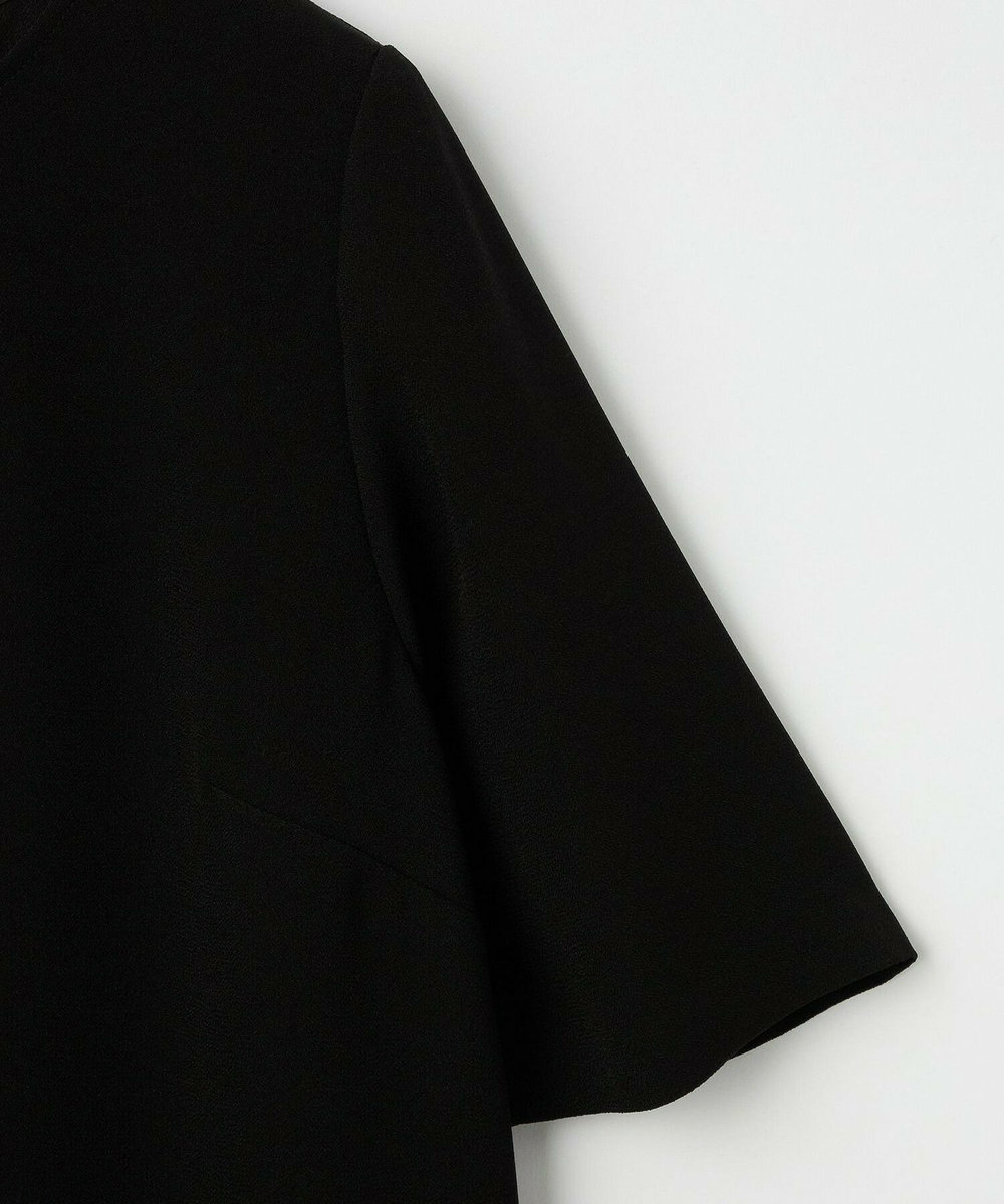 L'EQUIPE バックサテンTブラウス ブラック