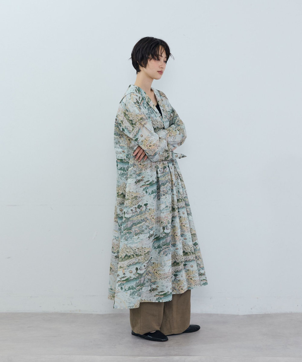 ADIEU TRISTESSE リバティプリントワンピース A