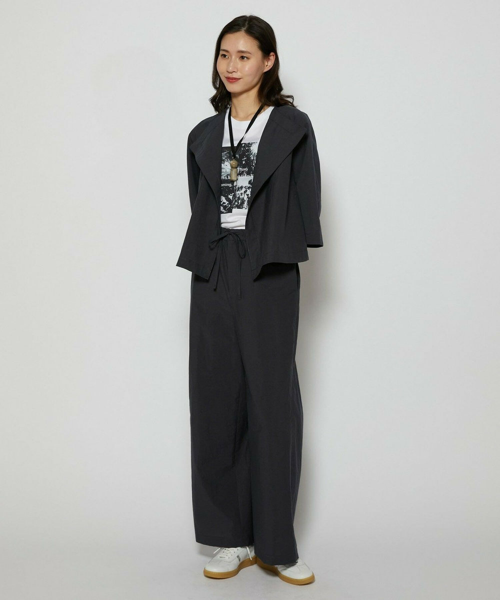 L'EQUIPE C/Nプレーンワッシャーパンツ ダークグレー