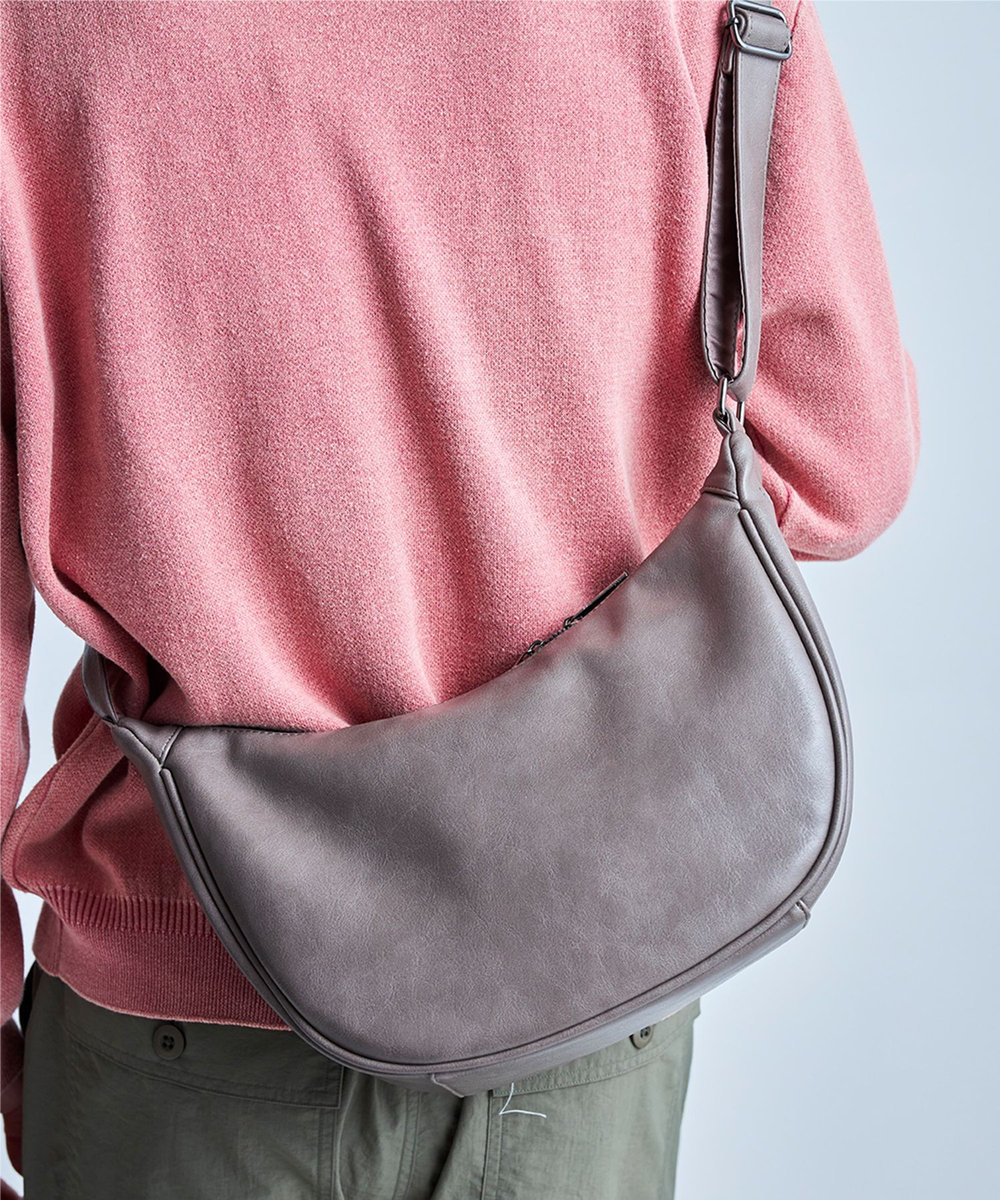 UNION STATION fulcroショルダーバッグアーチS ベージュ
