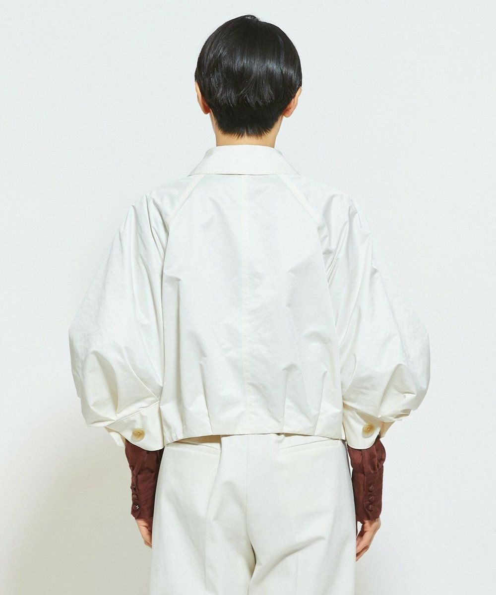 MOGA Collection MOGA Collection ECO NAT TWILLショートブルゾン オフホワイト