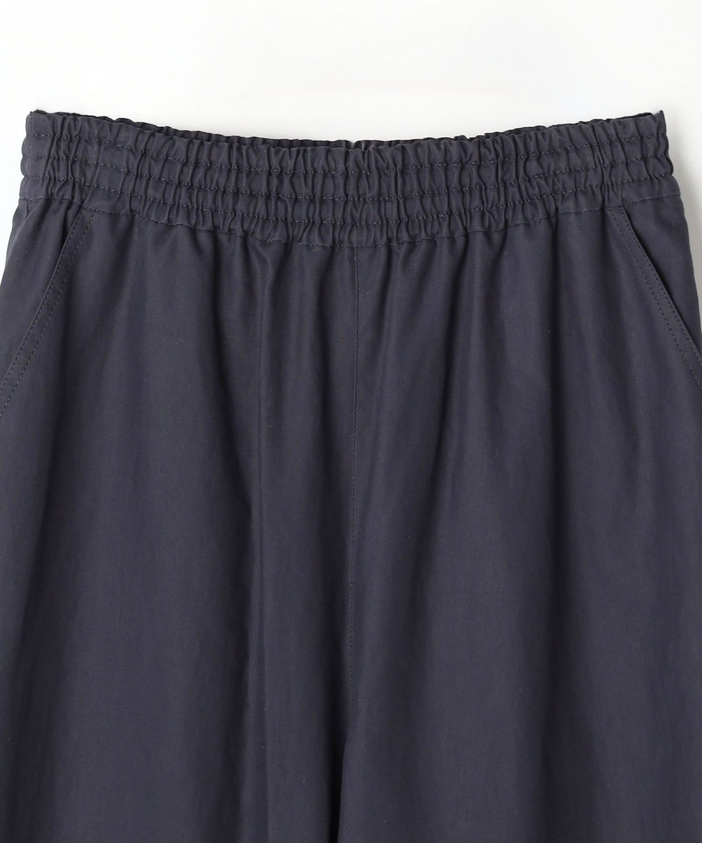 LOISIR コットンタイプライターワイドパンツ ネイビー