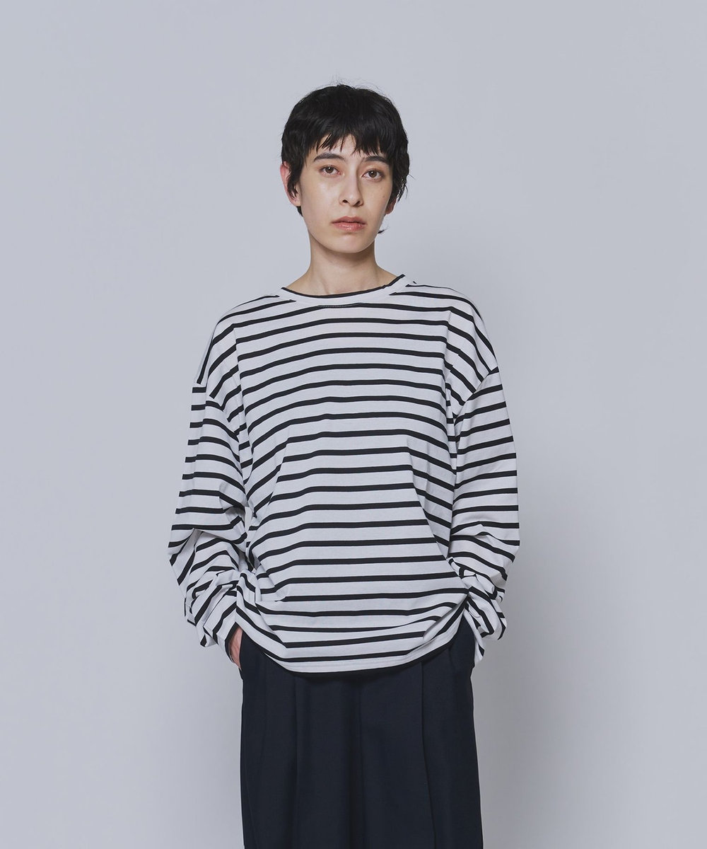 1er Arrondissement ＜INSCRIRE（アンスクリア）＞別注コットンボーダーロングスリーブTシャツ その他