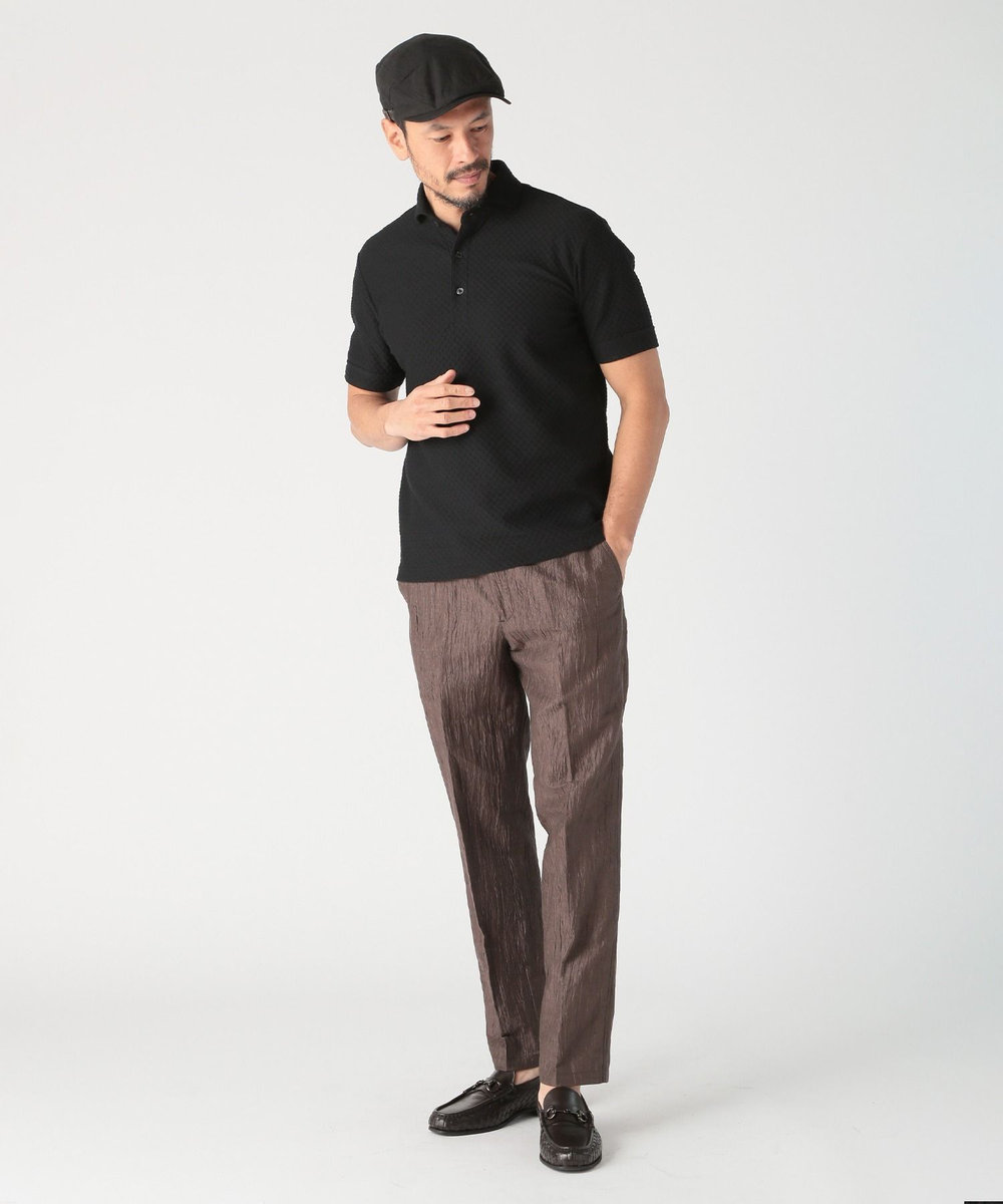 MEN'S BIGI LINEN MIX HUNTING ブラック