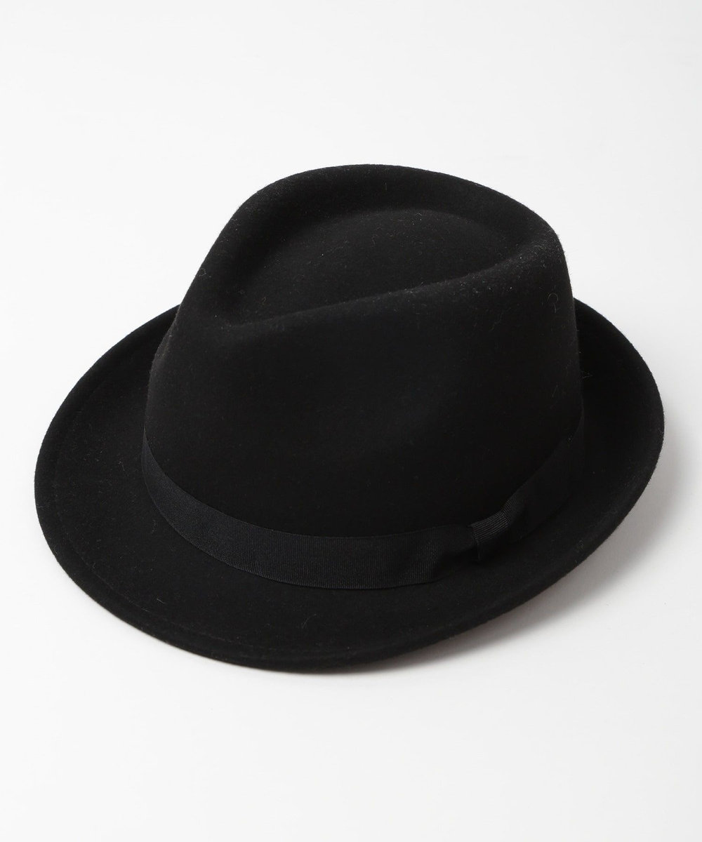 MEN'S BIGI 【RUBEN/ルーベン】中折れスタイリッシュハット ブラック