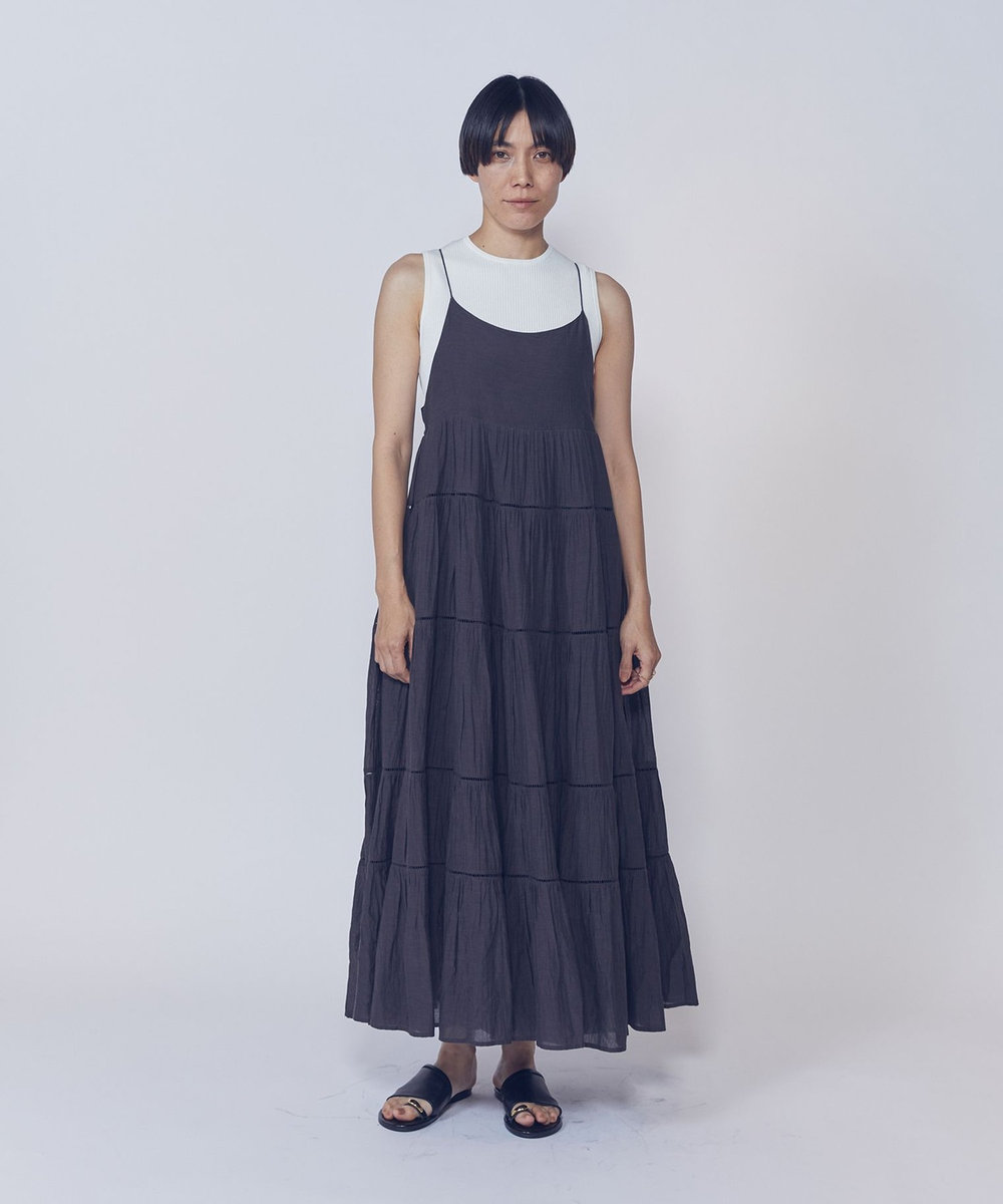 1er Arrondissement ＜CORSO ROMA 9 (コルソローマ ノーヴェ)＞ゴールドパーツサンダル ブラック