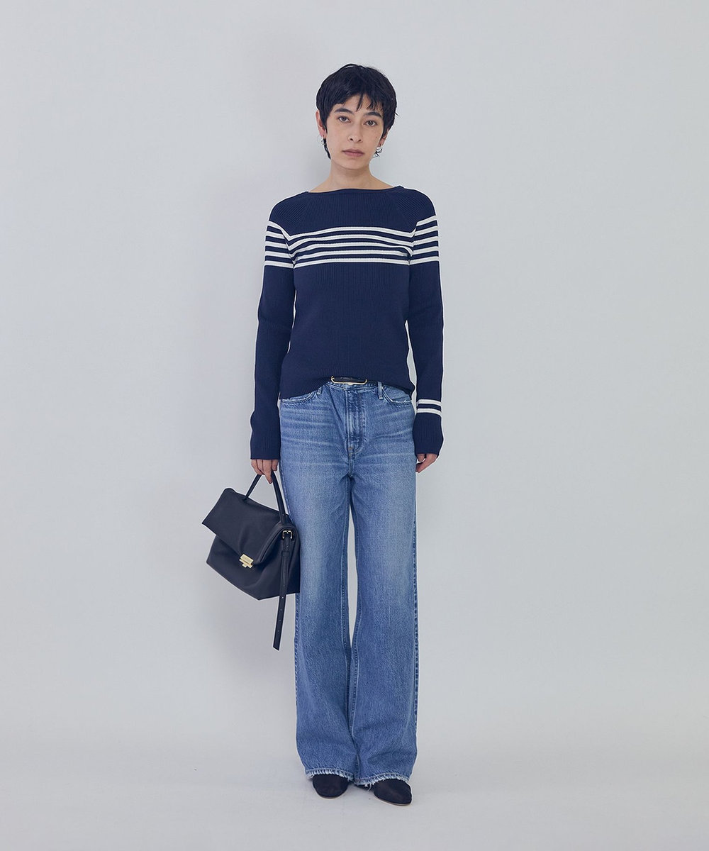 1er Arrondissement ＜upper hights / アッパーハイツ＞“THE NIECE MID-RISE"デニムパンツ ブルー