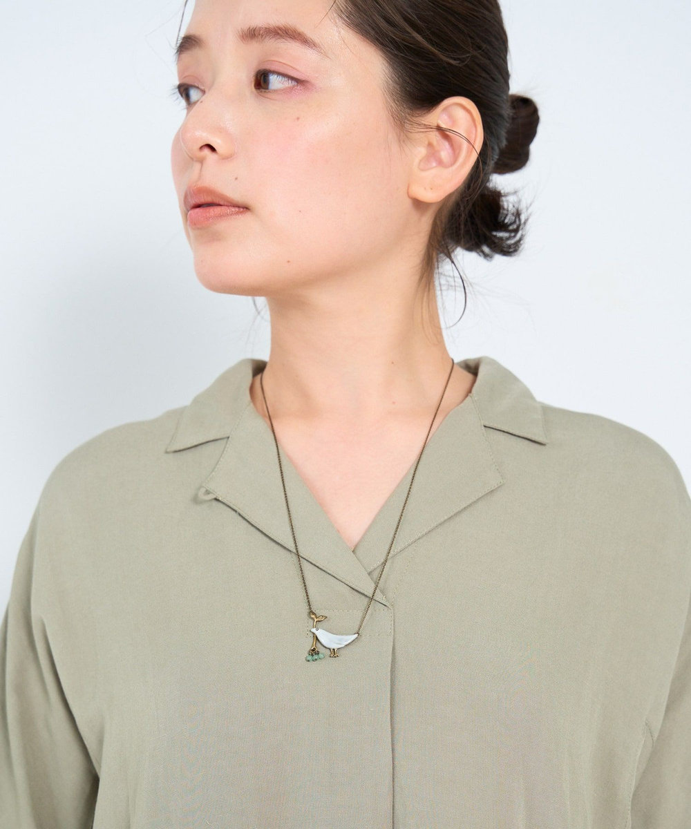 ADIEU TRISTESSE BIRD ワントップネックレス オフホワイト