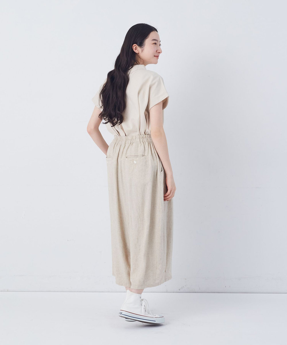 congés payés ADIEU TRISTESSE 【FAVE】シャーリングワイドサルエルパンツ ストライプ