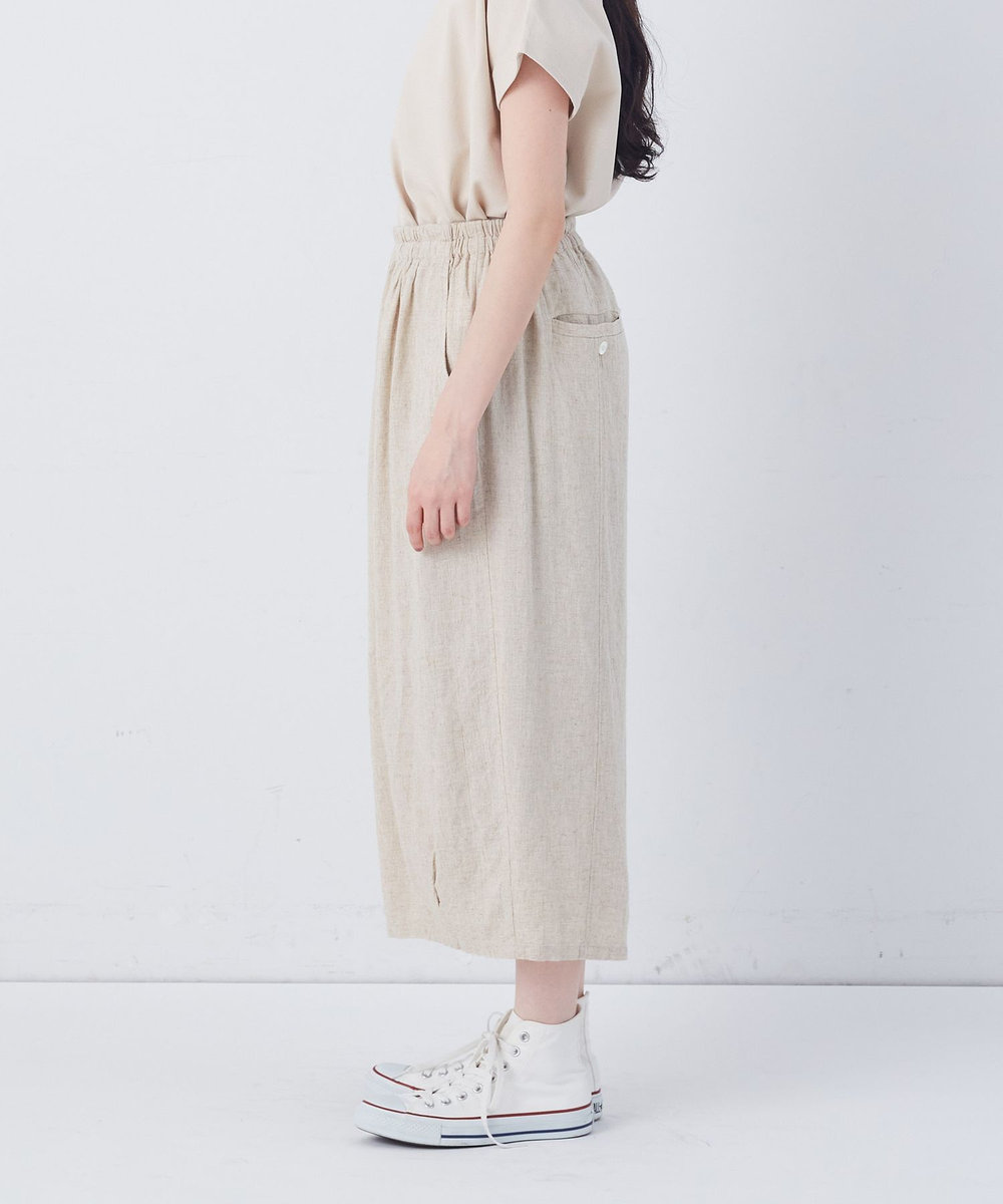 congés payés ADIEU TRISTESSE 【FAVE】シャーリングワイドサルエルパンツ ストライプ