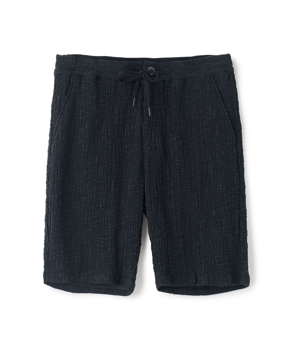 MEN'S BIGI スラブカールマイヤー イージーショートパンツ ブラック