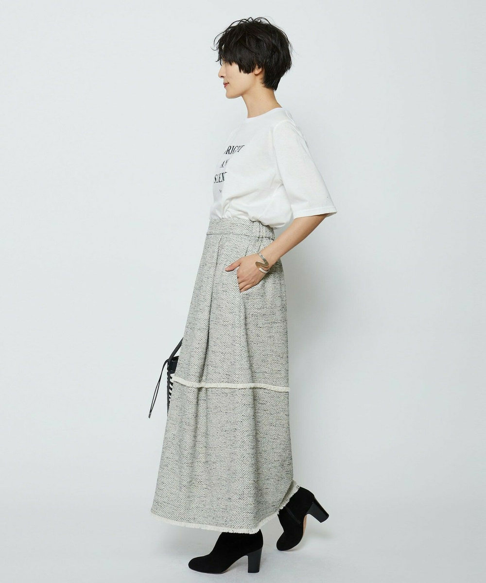 feerique コットン天竺Tシャツ オフホワイト