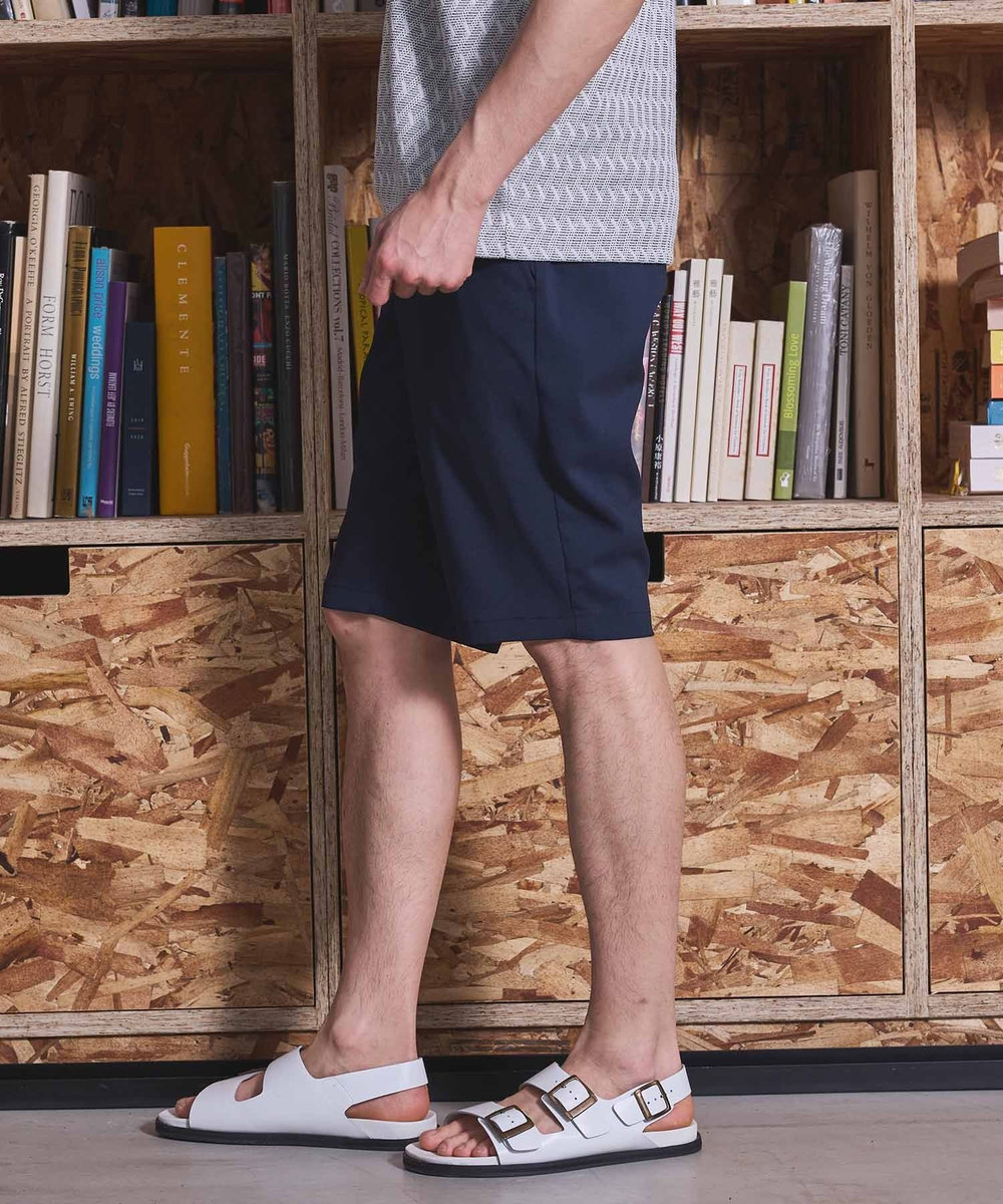 UNION STATION ストレッチカチオンショートパンツ ネイビー