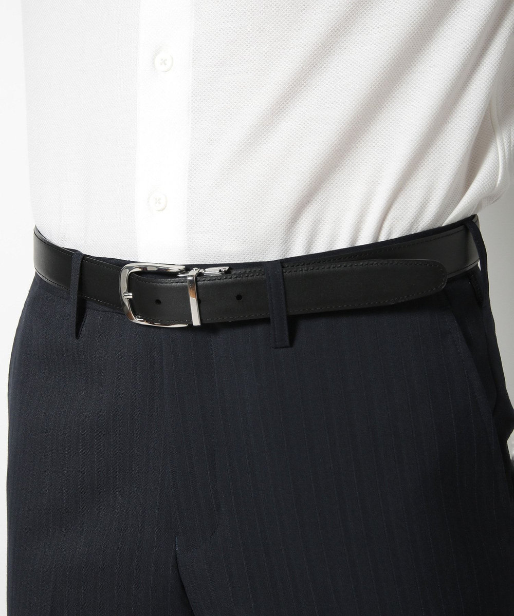MEN'S BIGI アドバンレザードレスベルト キャメル