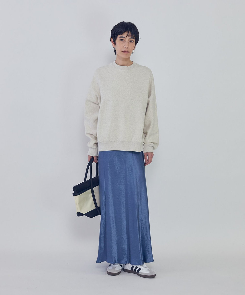 1er Arrondissement 【追加】ヴィンテージサテンスカート ブルー