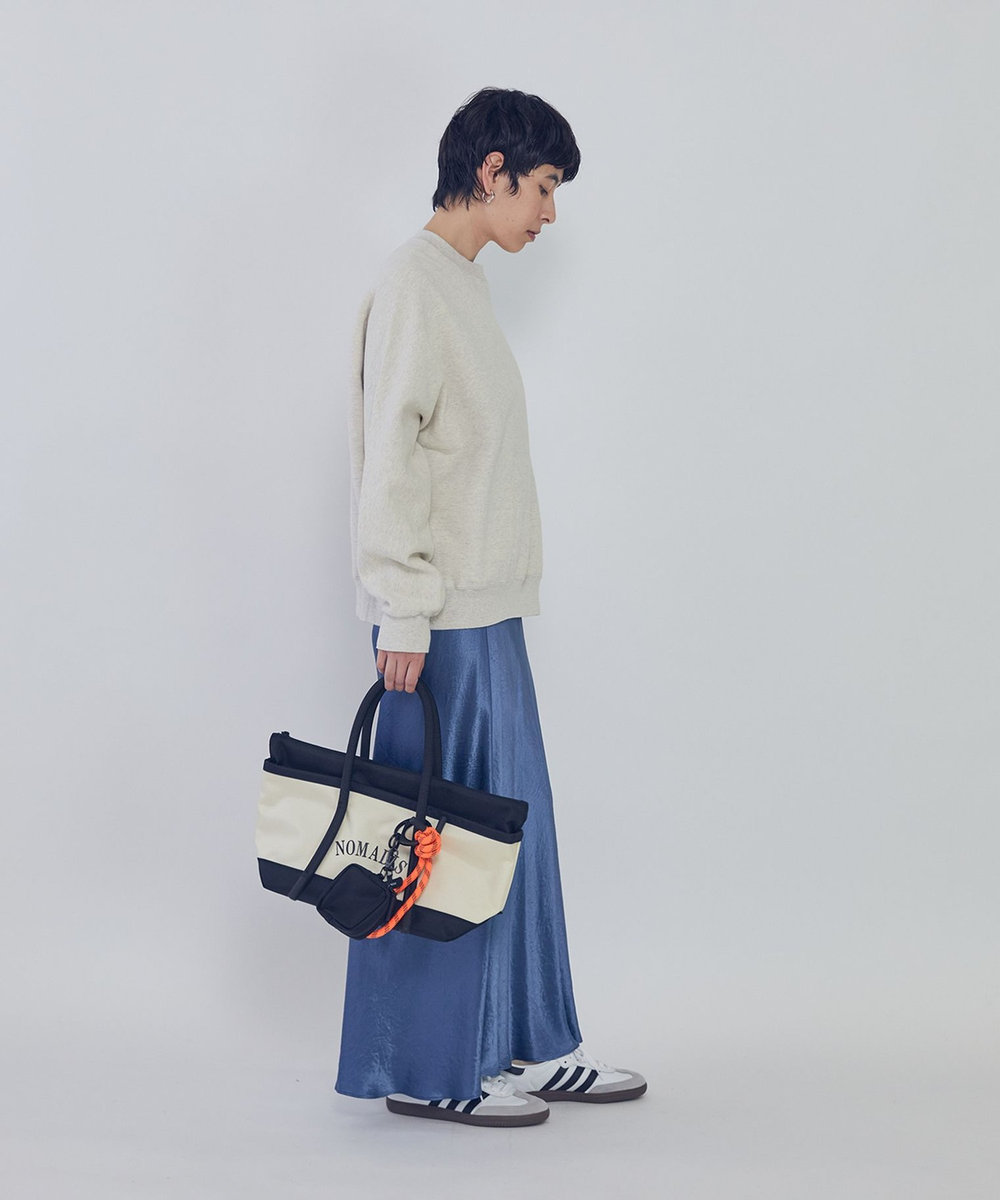 1er Arrondissement 【追加】ヴィンテージサテンスカート ブルー