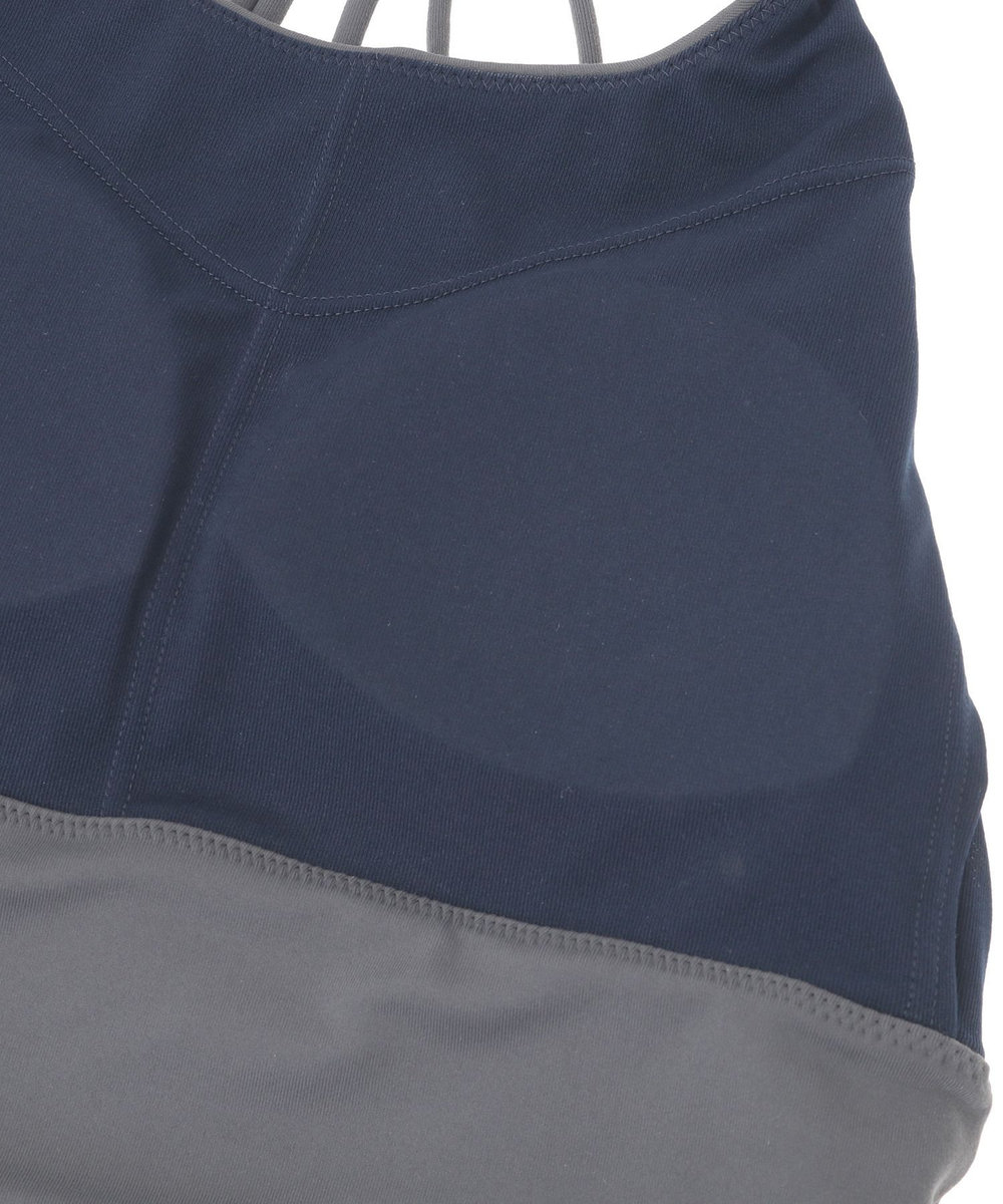 Julier 【定番】プレミアムフローショートトップス/パット付き・UVカット・吸汗速乾・ホットヨガ対応・水着・水陸両用 グレー