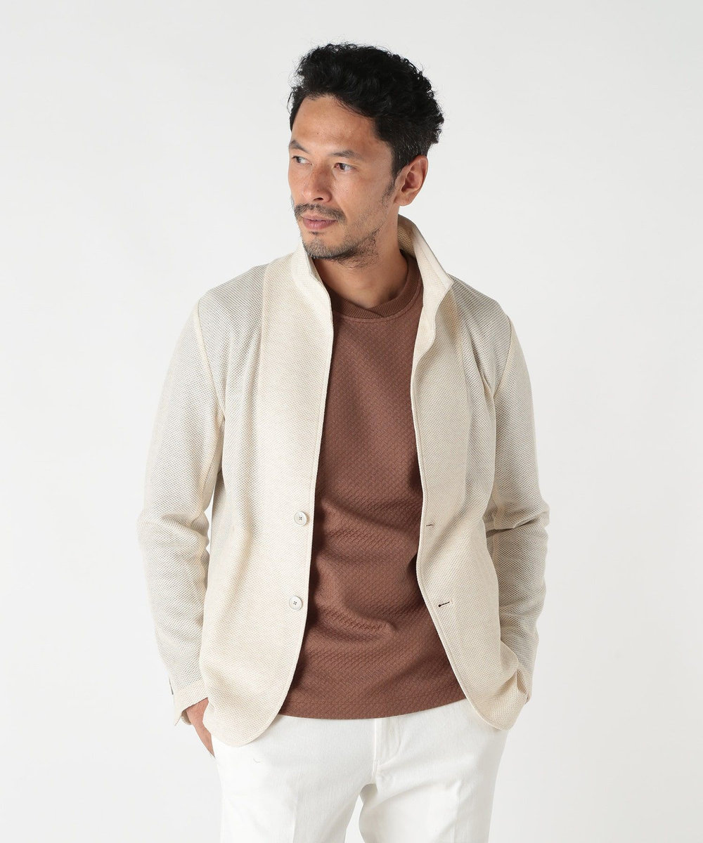 MEN'S BIGI ハニカムメッシュカットジャケット ベージュ系その他