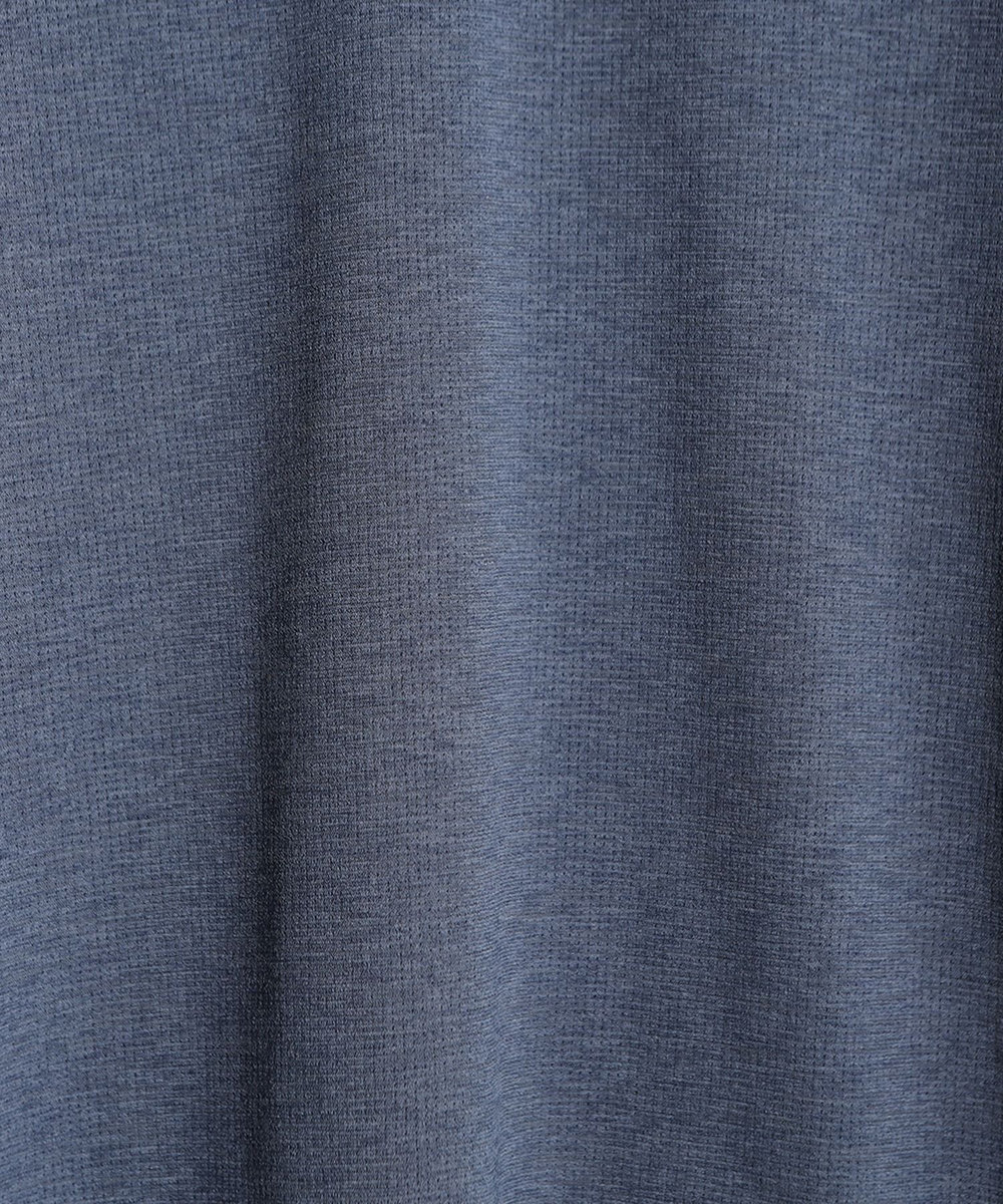 MEN'S BIGI 【WEB限定】ドットメッシュジャージTシャツ＜吸水速乾/通気性＞ ブルー