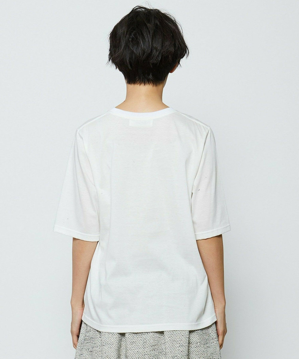 feerique コットン天竺Tシャツ オフホワイト