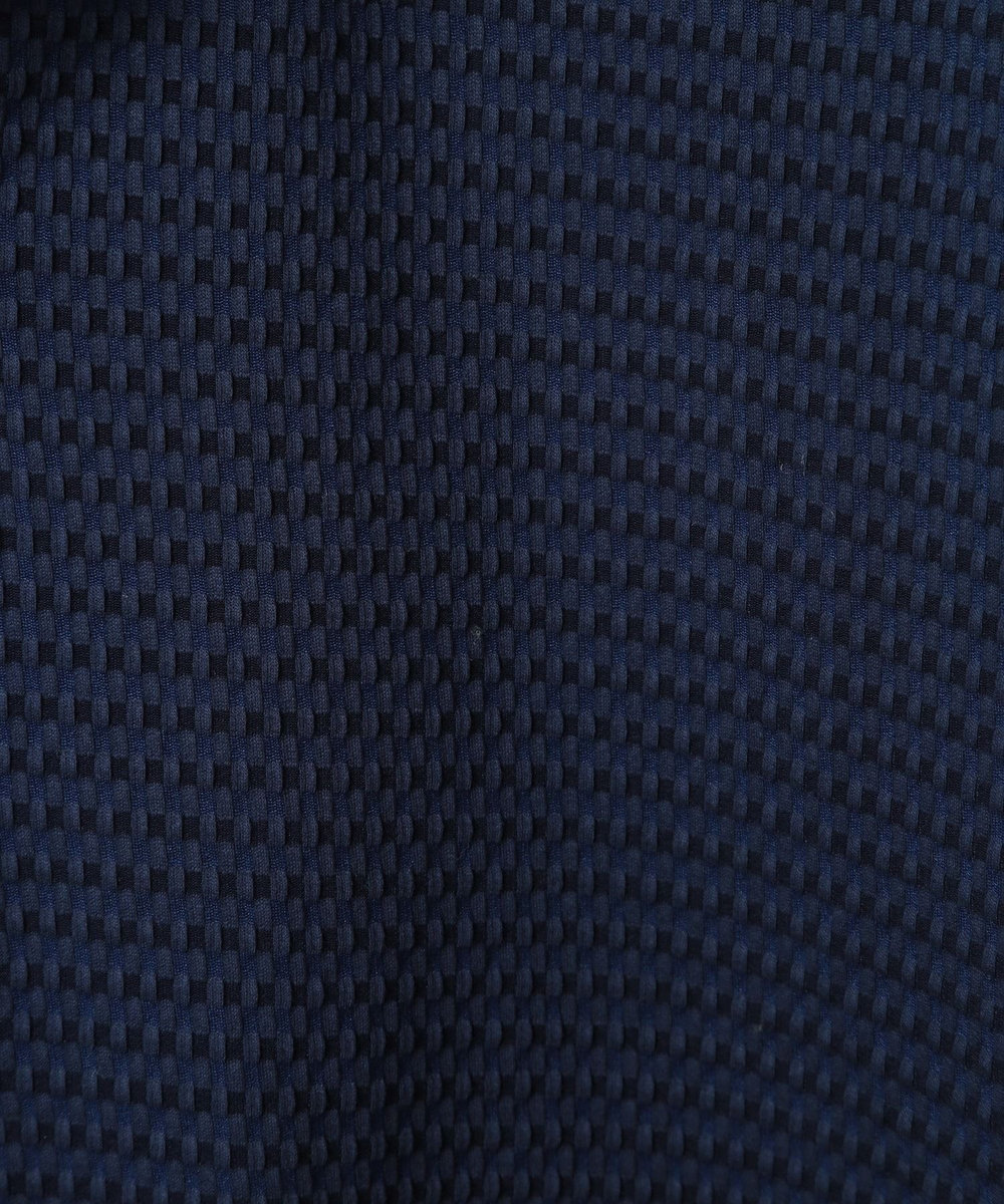 MEN'S BIGI 【ACTIVE TAILOR】サッカー織りポロシャツ<COOL MAX/吸水速乾> ネイビー