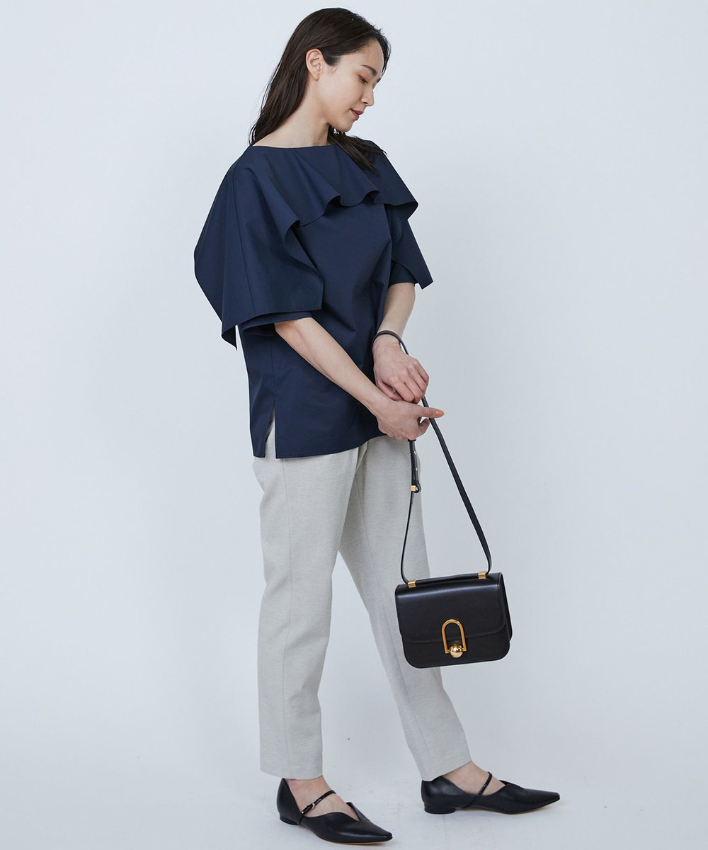 1er Arrondissement ケープＴブラウス ネイビー