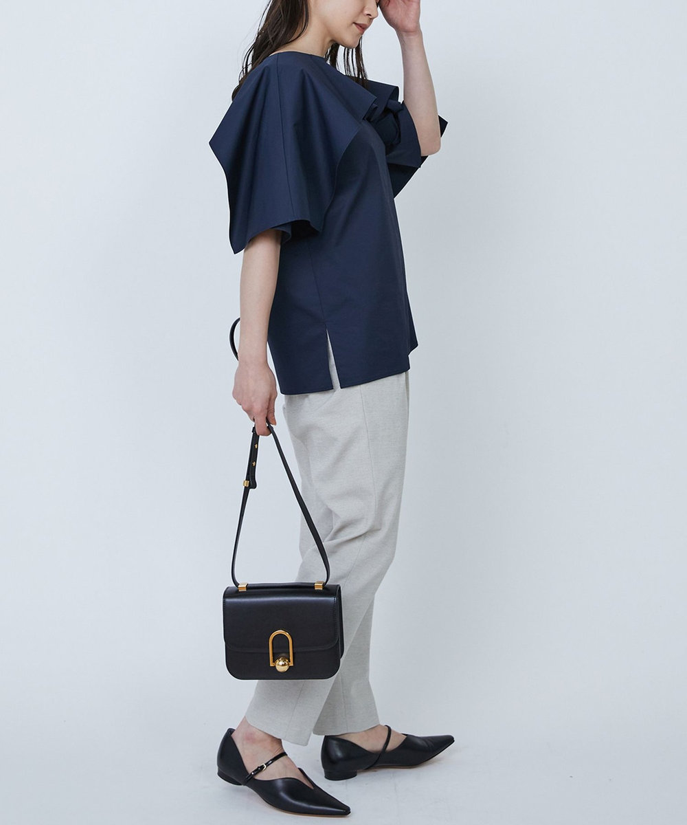 1er Arrondissement ケープＴブラウス ネイビー