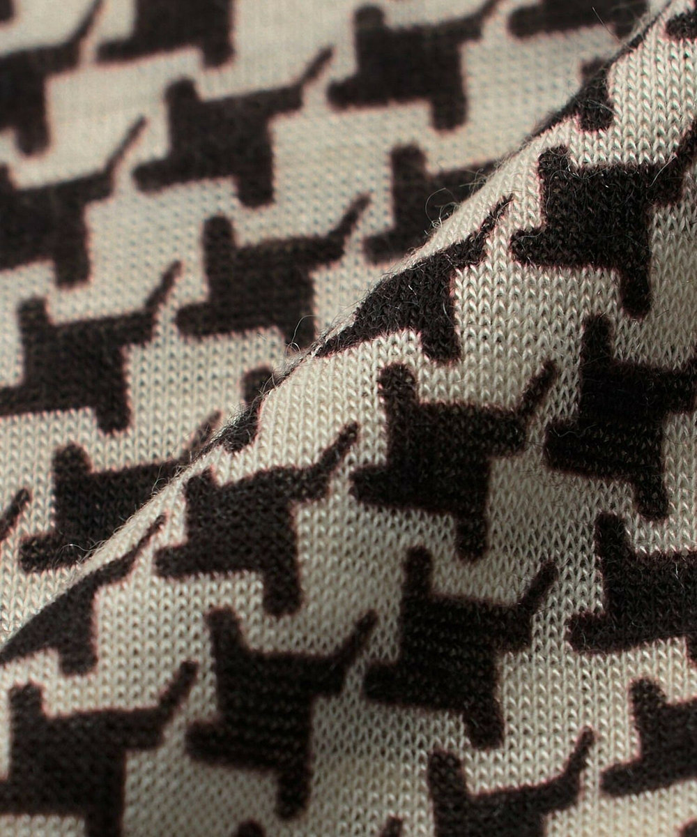 L'EQUIPE テンセルカシミヤJerseyハイネック オフホワイト