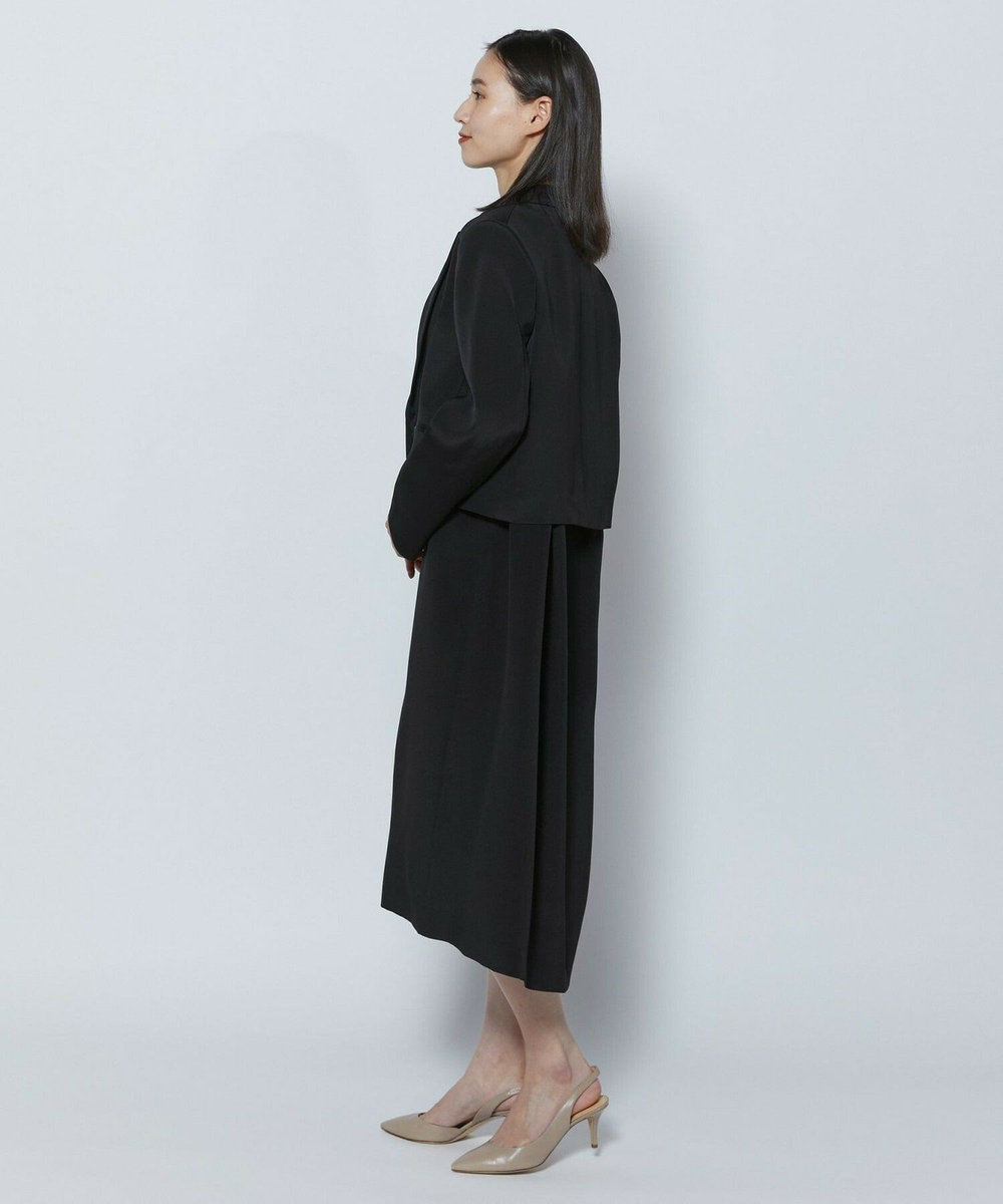 L'EQUIPE COUTURIER シルク二重織ジャケット ブラック
