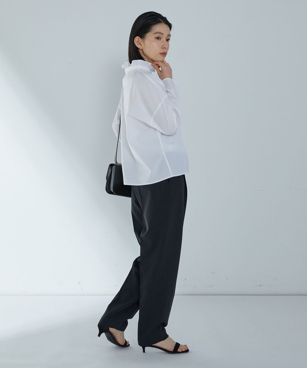 1er Arrondissement 【富岡佳子×1er Arrondissement】ワンタックイージースラックス ブラック