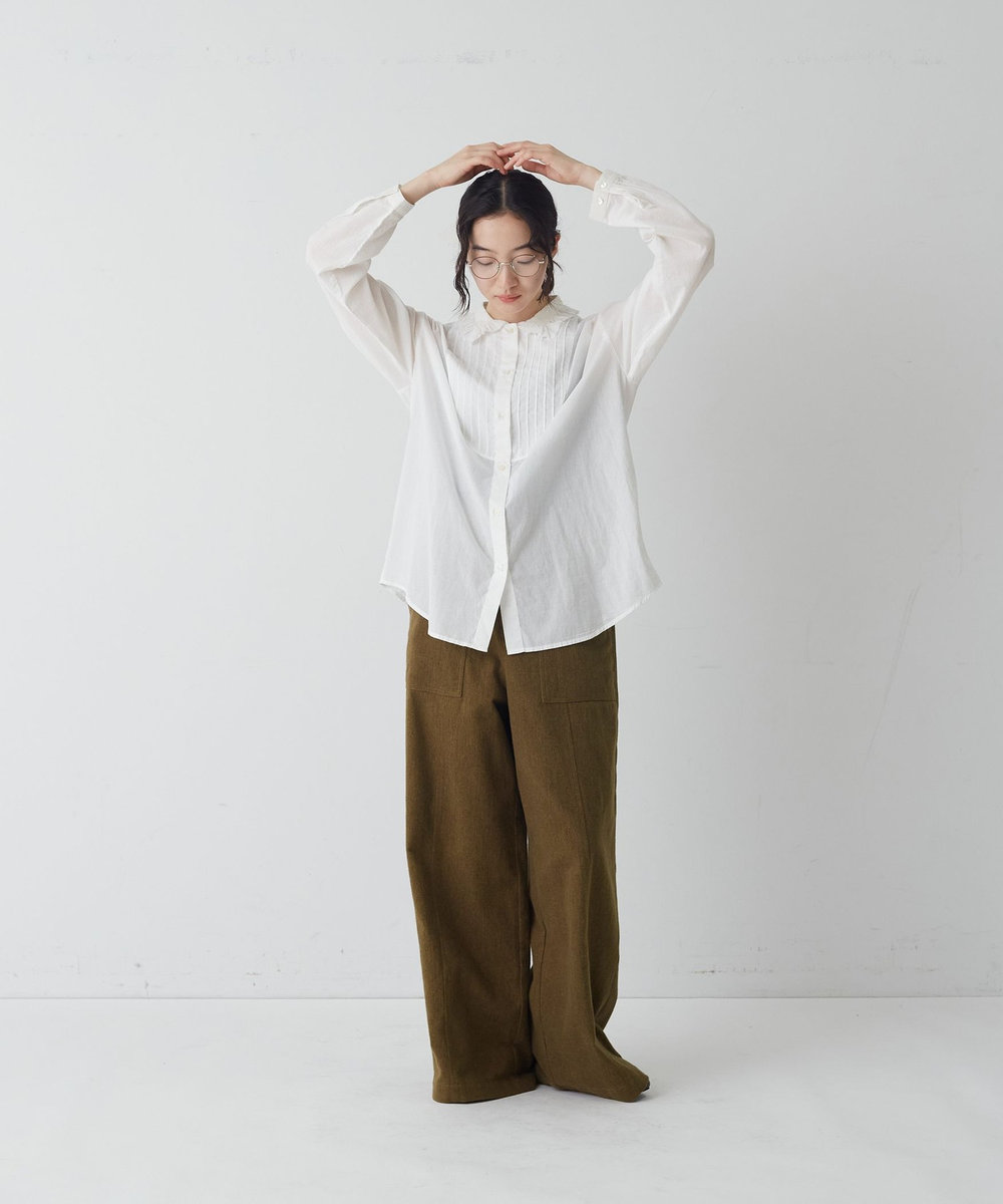 congés payés ADIEU TRISTESSE ワークワイドパンツ カーキ