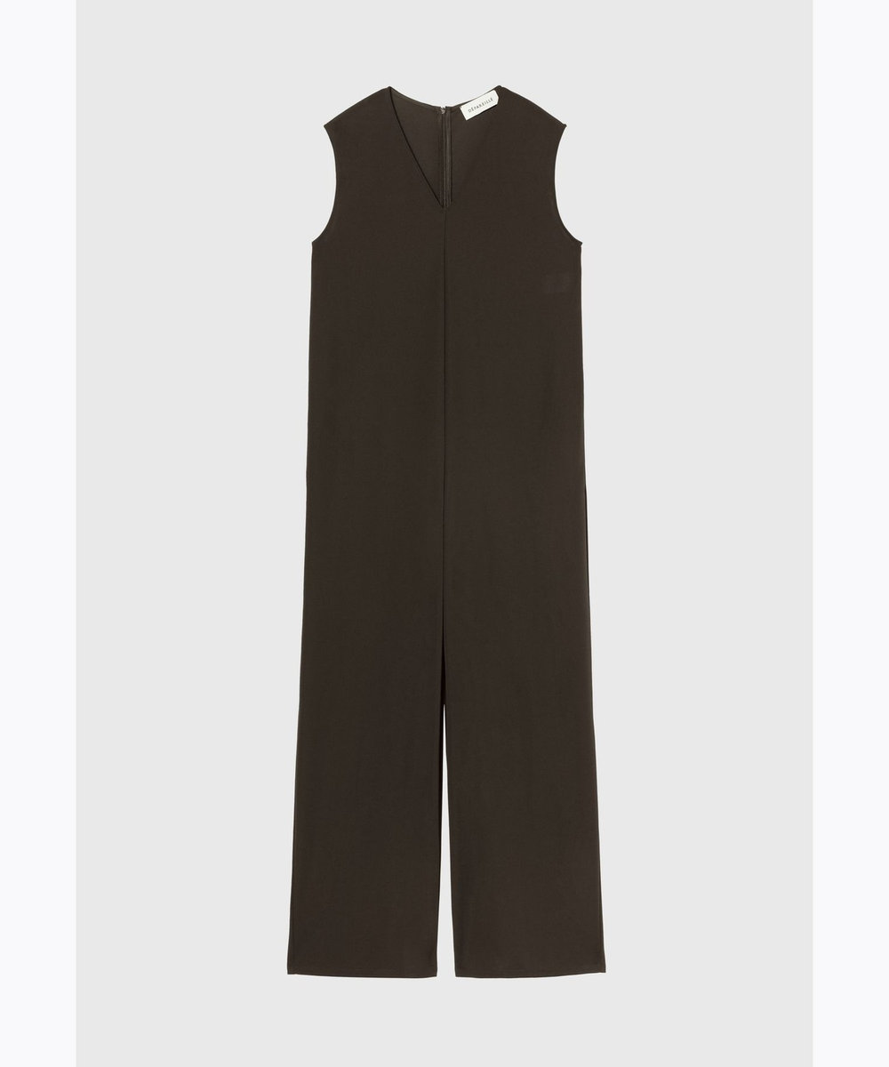 DÉPAREILLÉ TRIACETATE JERSEY COMBINAISON / トリアセテートジャージーコンビネゾン ブラウン