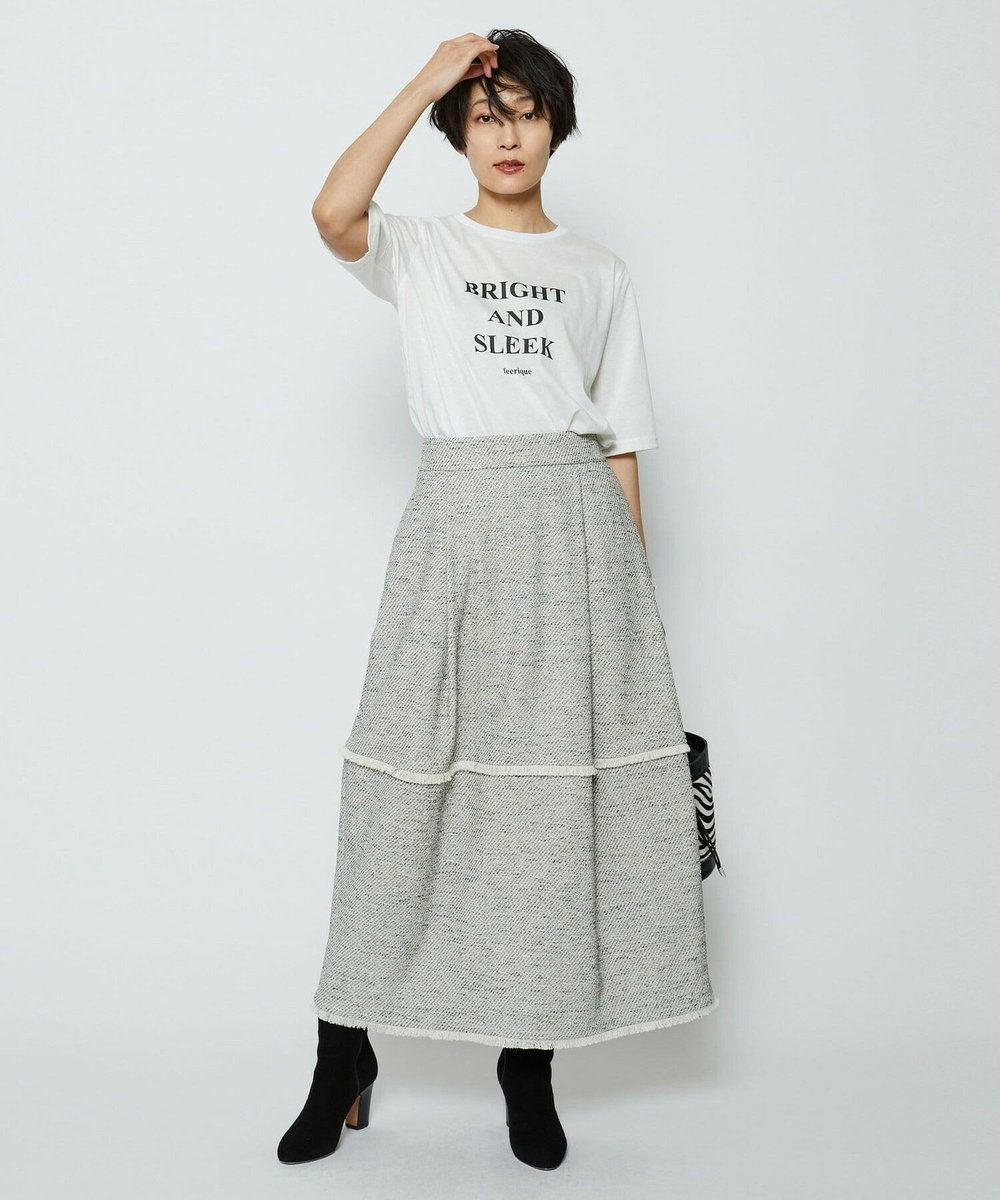 feerique コットン天竺Tシャツ オフホワイト