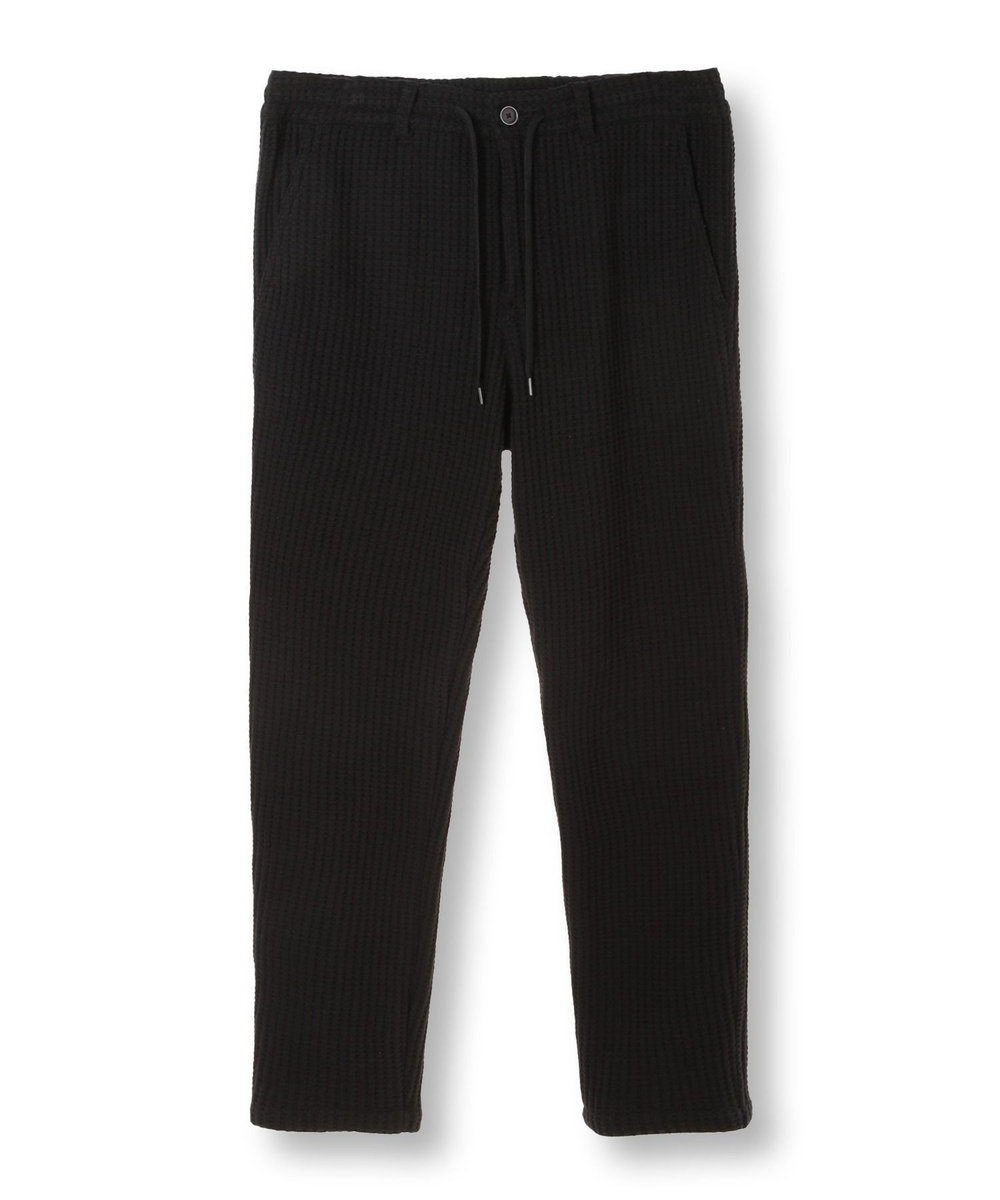 MEN'S BIGI オニワッフルイージーパンツ ブラック