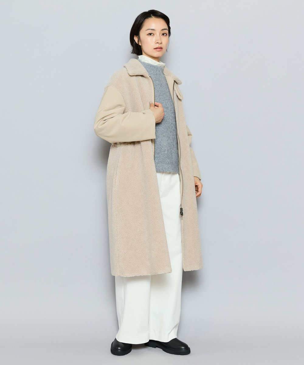 L'EQUIPE ウール起毛セーター グレー