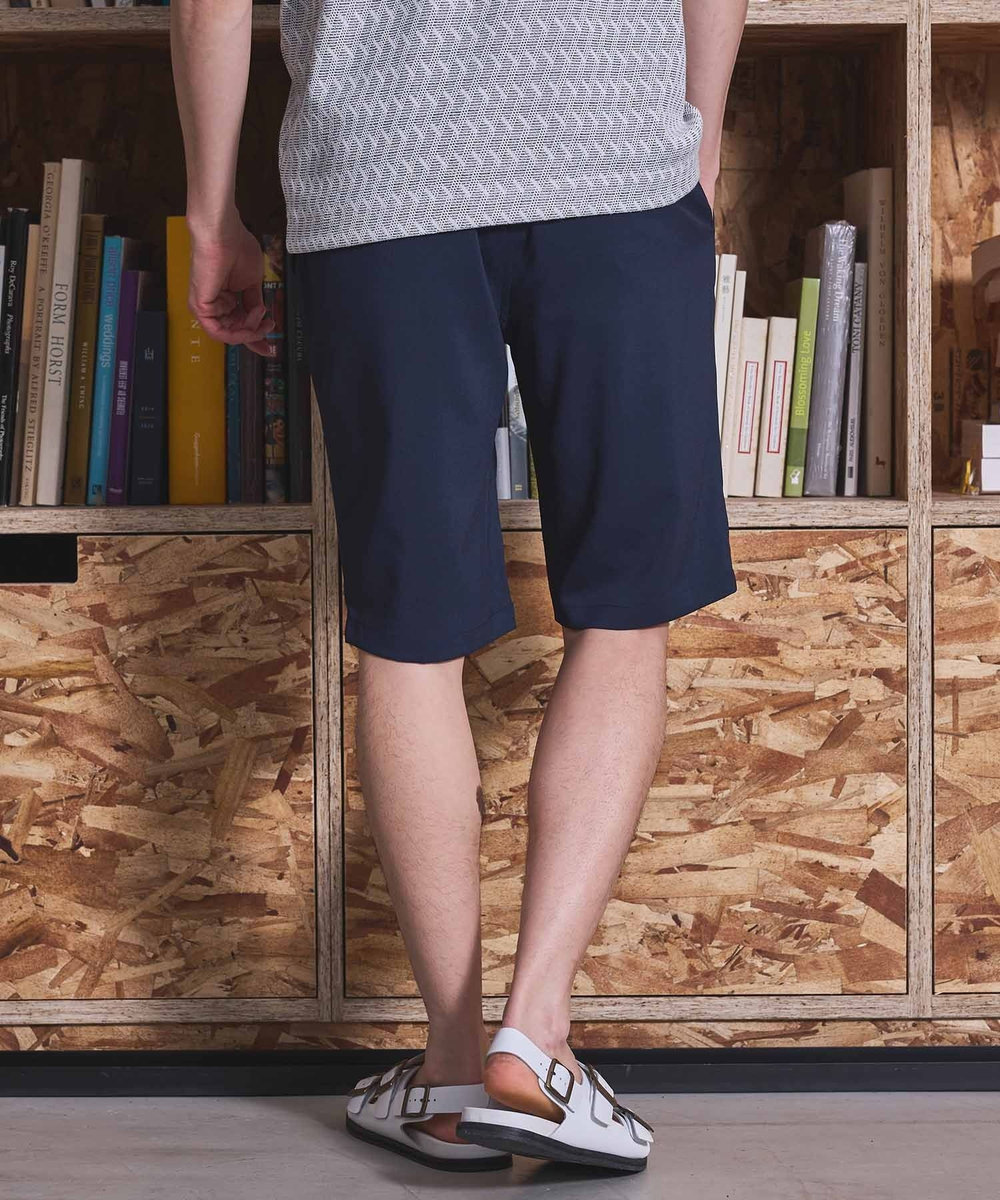 UNION STATION ストレッチカチオンショートパンツ ネイビー