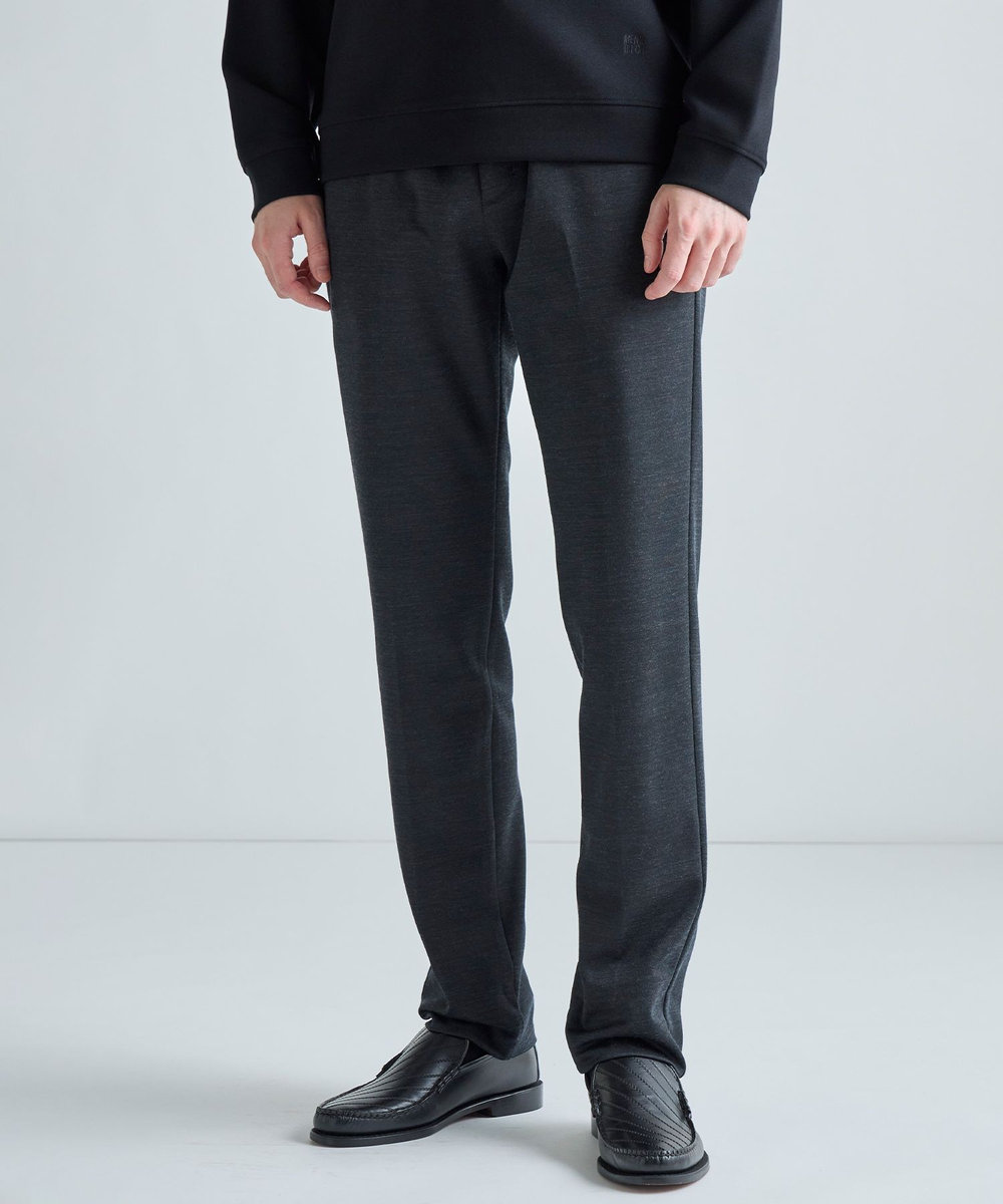 MEN'S BIGI 《別注》COLE HAAN ウールブレンドシャイニーポンチセットアップパンツ ブラウン