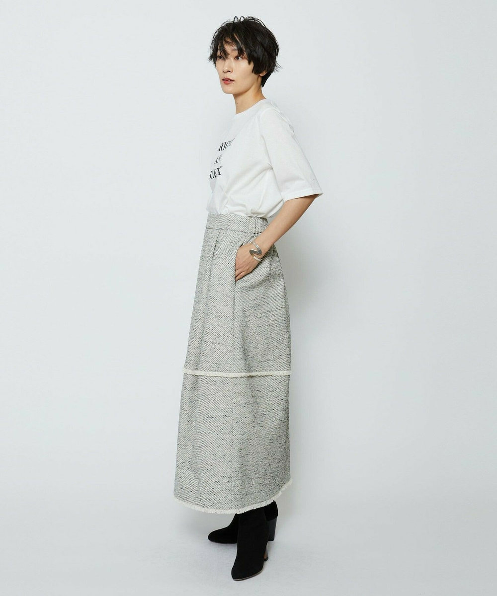 feerique コットン天竺Tシャツ オフホワイト