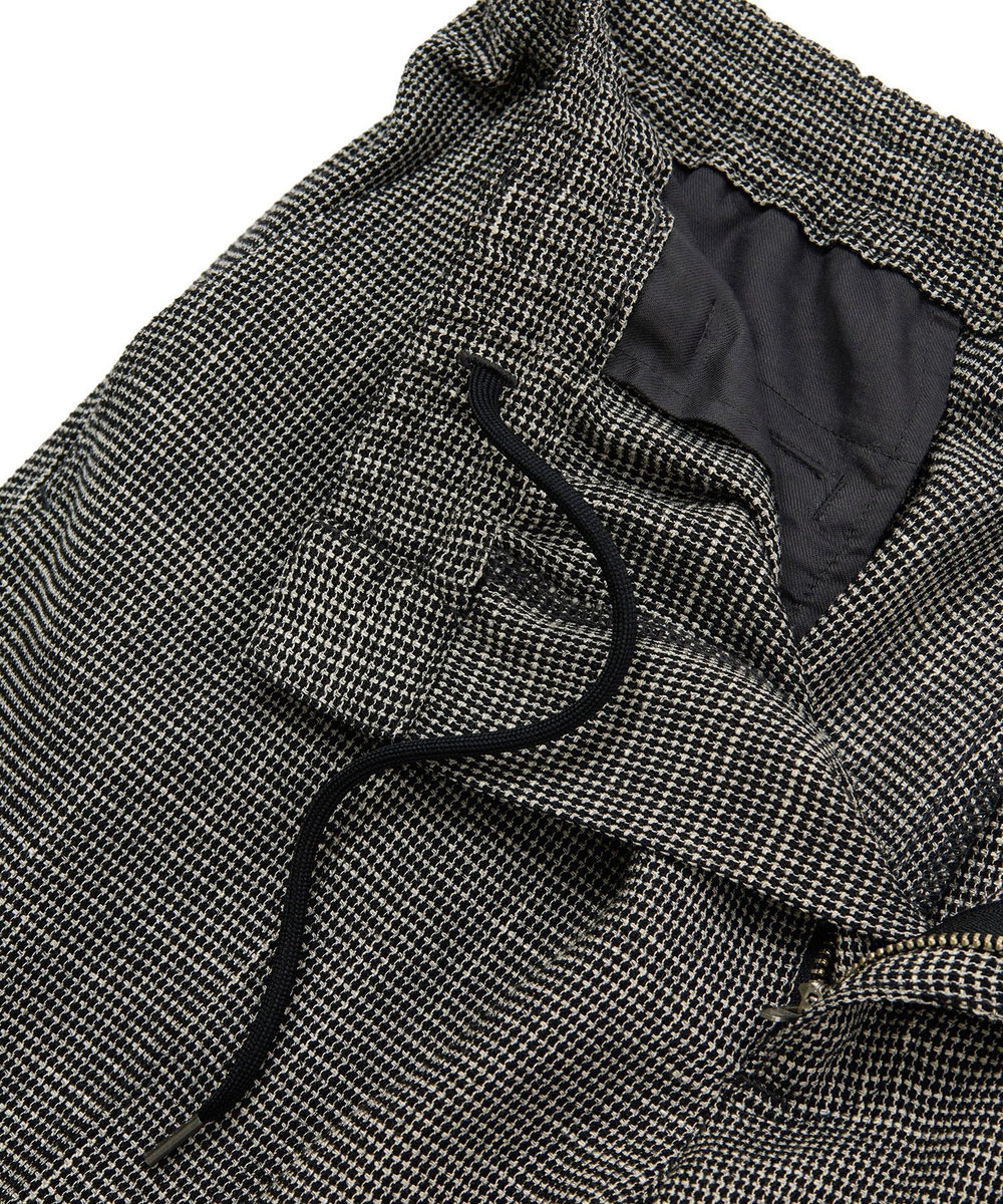MEN'S BIGI トリッカーカラミ イージースラックスパンツ ブラック