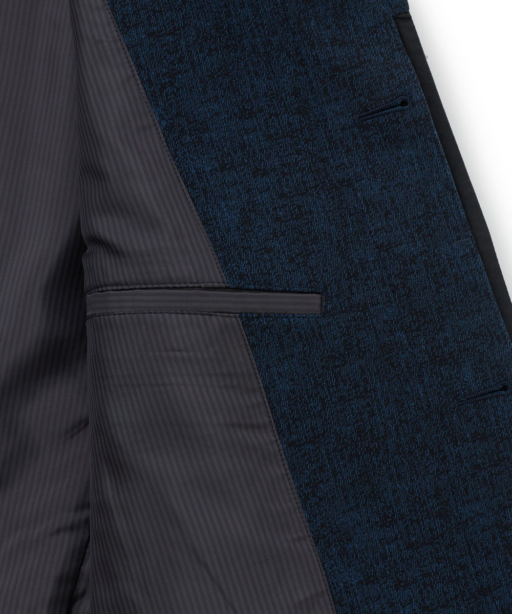 MEN'S BIGI ハイパワー2wayストレッチスタンドカラーブルゾン［保温］ ネイビー