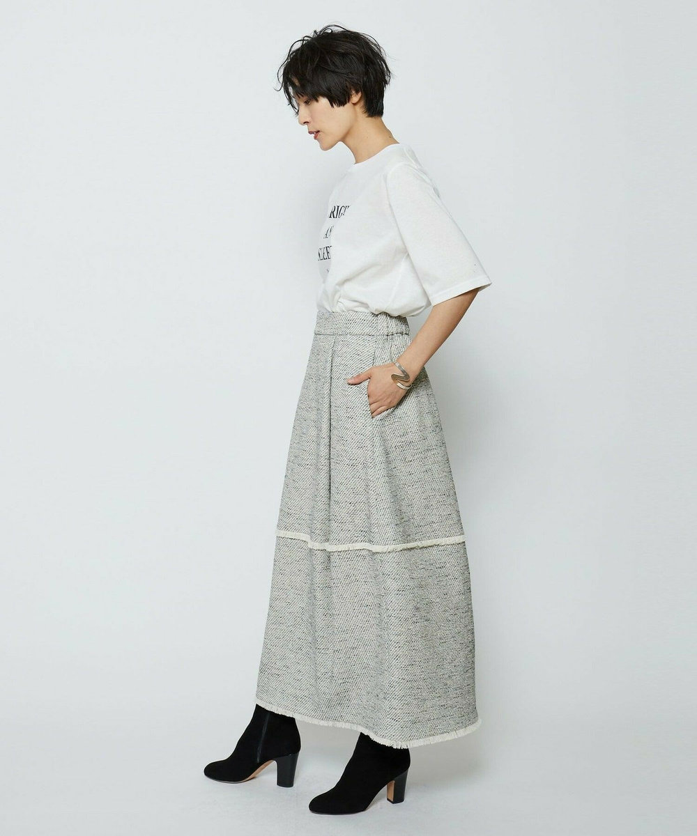 feerique コットン天竺Tシャツ オフホワイト