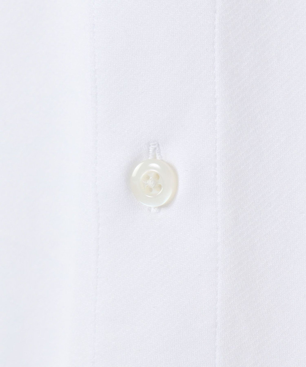 MEN'S BIGI J-CAMICIE ハイゲージジャージドレスシャツ（Albini×RENU）＜ストレッチ＞ ホワイト